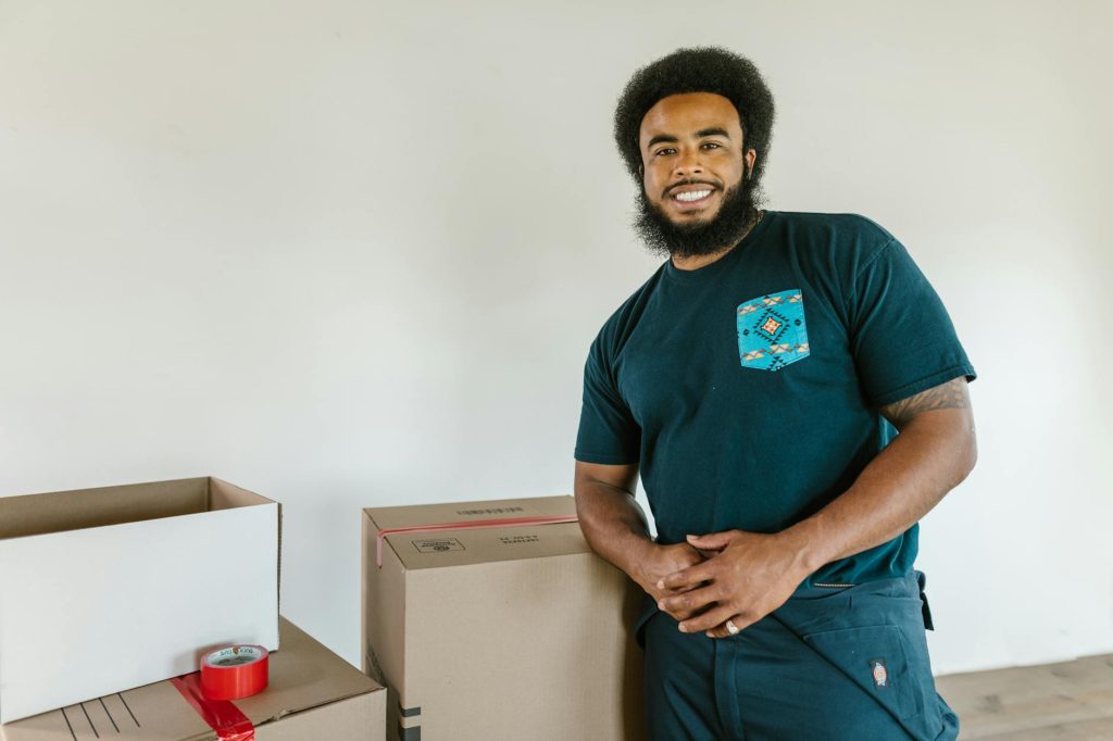 Professional movers loading furniture into a truck for a stress-free relocation in Kiserian.